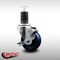 Service Caster 3.5'' SS Solid Poly Swivel 1-7/8'' Expanding Stem Caster with Brake SCC-SSEX20S3514-SPUS-TLB-178 - alternate 4